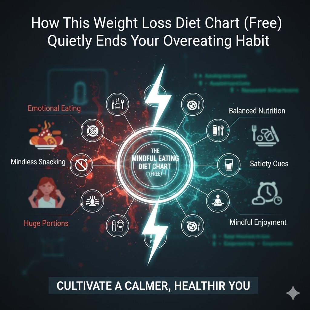 How This Weight Loss Diet Chart (Free) Quietly Ends Your Overeating Habit