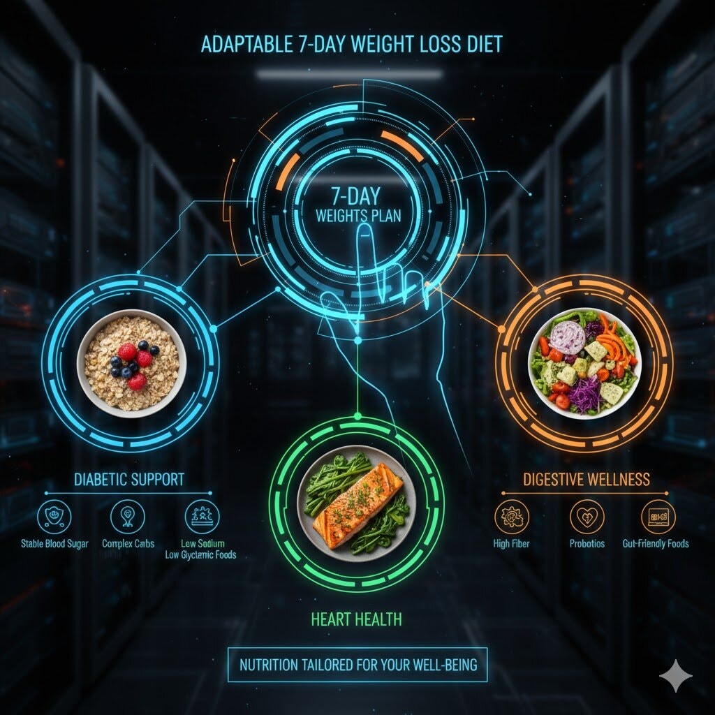 How This One Weight Loss Diet Plan Week Adjusts to Different Health Needs