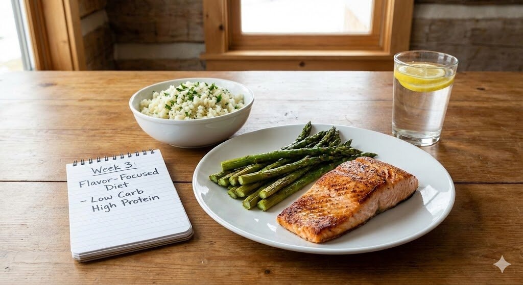 10-Week Flavor-Focused Diet Plan Low Carb High Protein for Fast Fat Loss