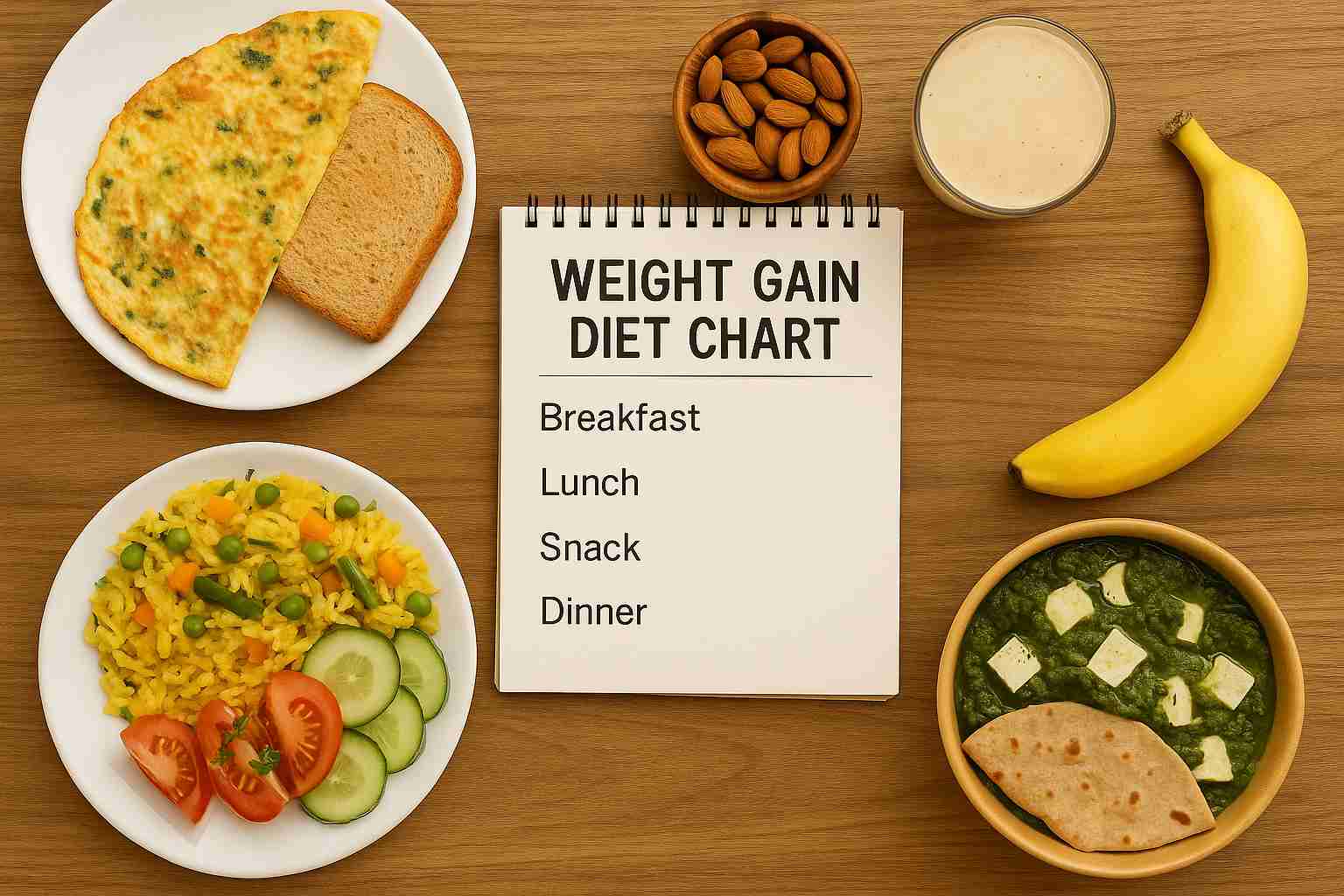 Your Complete 10 kg Weight Gain Diet Chart for Fast & Healthy Gains