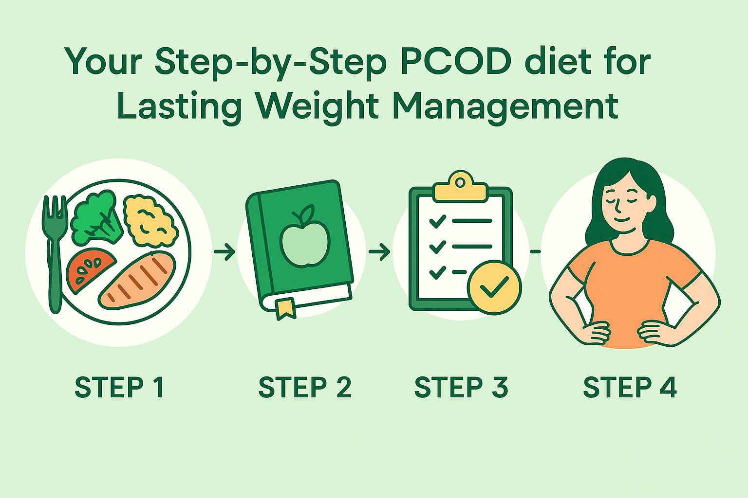 Pcod Flow Chart Your Step-by-Step PCOD Diet for Lasting Weight Management– Balance Bite