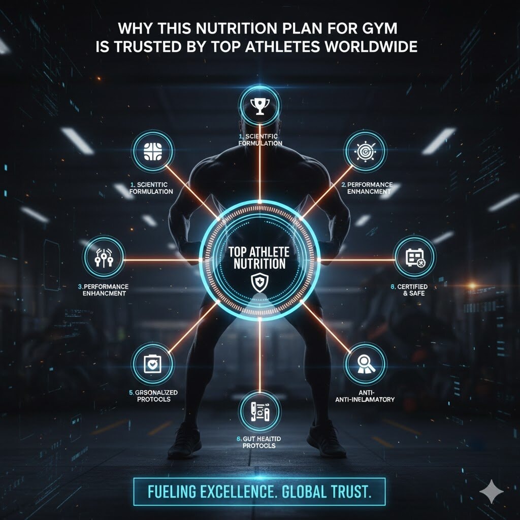 Why This Nutrition Plan for Gym Is Trusted by Top Athletes Worldwide